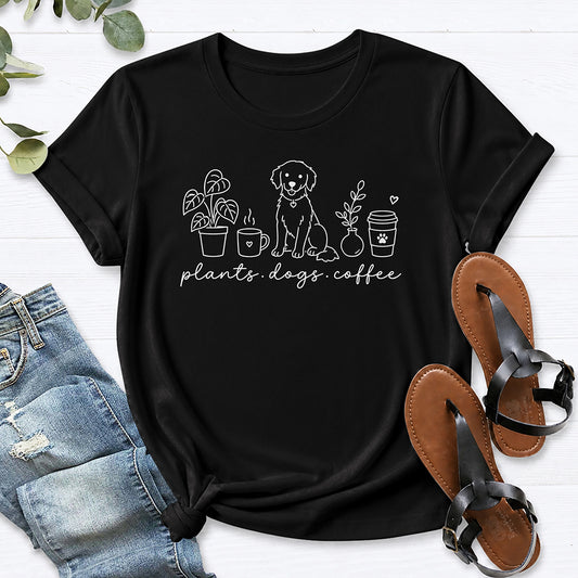 Plants. Dogs. Coffee. Tee — Black
