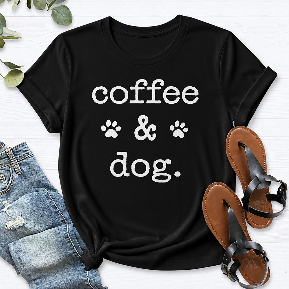 Coffee & Dog. Tee — Black