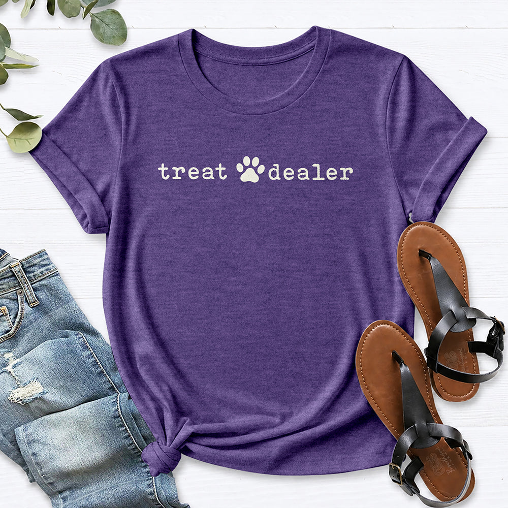 Treat Dealer Tee — Heather Purple