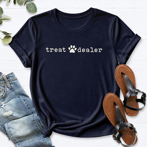 Treat Dealer Tee — Navy